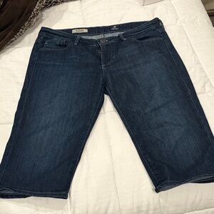 AG Adriano Goldschmied Dark Blue Bermuda Shorts